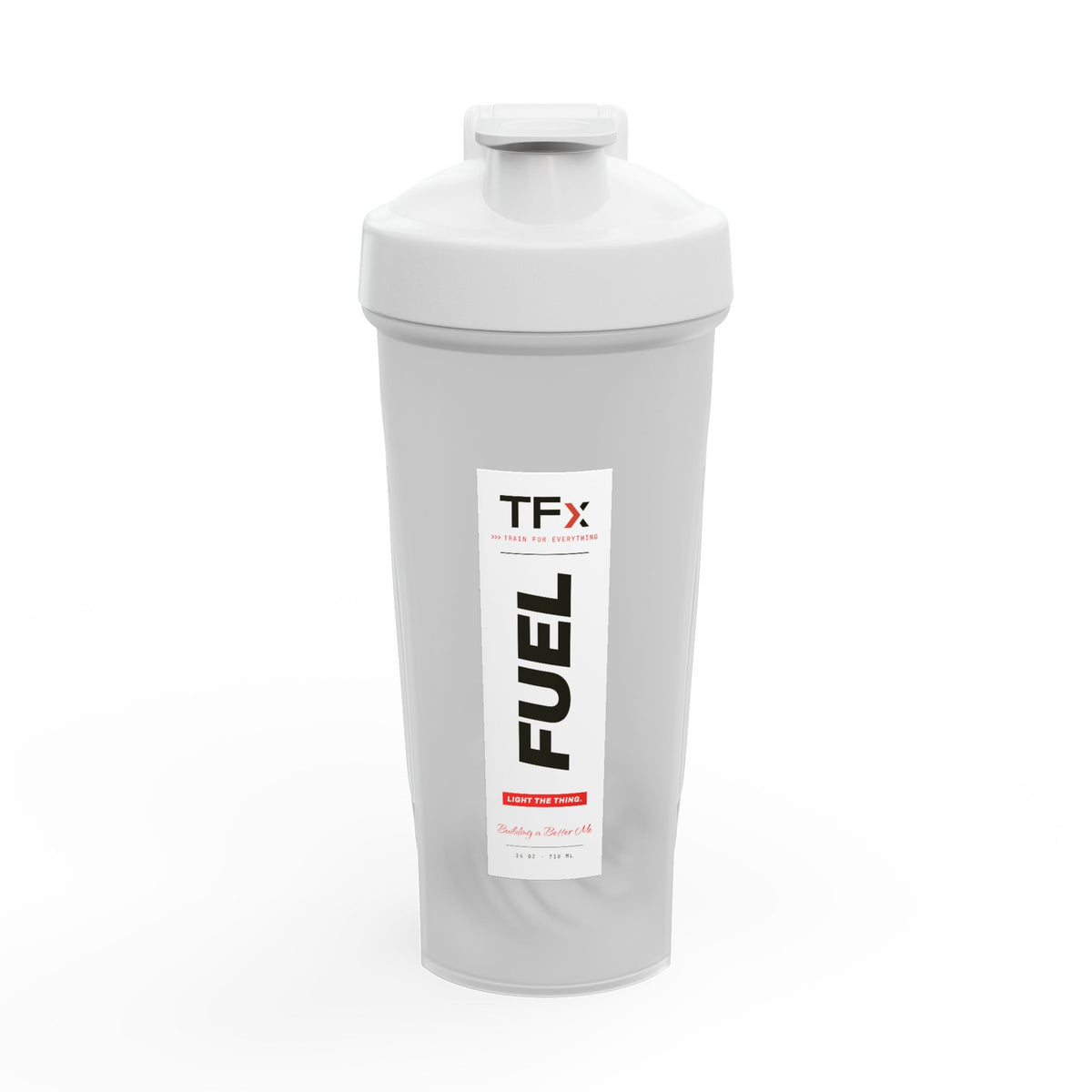 Fuel Protein Shaker Bottle — TFX Fitness Shaker for Gym & Pre-Workout